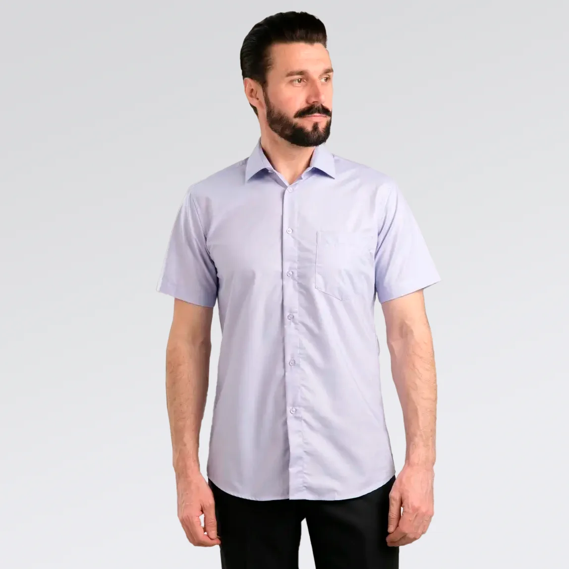 Camisa manga corta para uniforme empresarial