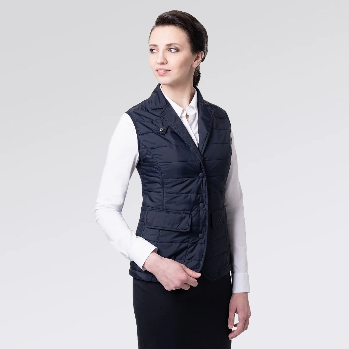 Chaleco ejecutivo acolchado para dama