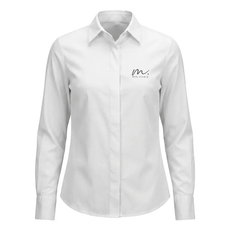 BLUSA CLÁSICA CON TAPETA